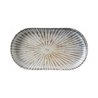 TALERZ OWALNY AMMONITE 30 x 16 cm PORCELANA FINE DINE 200261