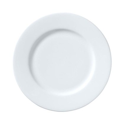 TALERZ PŁYTKI CLASSIC WHITE 16,8 cm PORCELANA KREMOWA