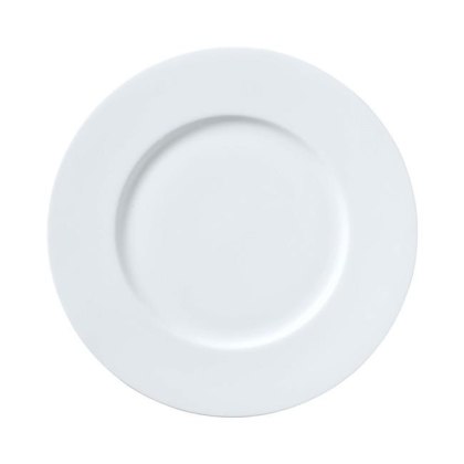 TALERZ PŁYTKI CLASSIC WHITE 33 cm PORCELANA KREMOWA