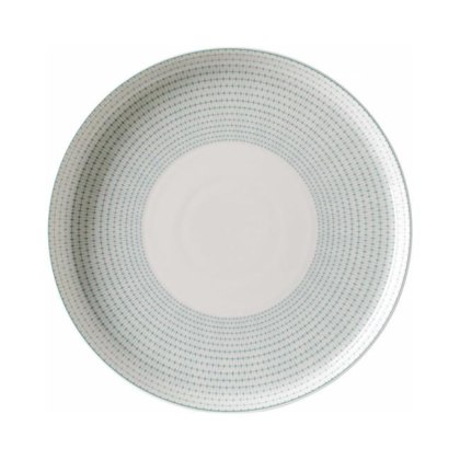 TALERZ Z WYSOKIM RANTEM VERDE 21 cm ZIELONY PORCELANA FINE DINE 200346