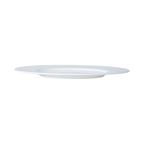 TALERZ PŁYTKI CLASSIC WHITE 27,5 cm PORCELANA KREMOWA