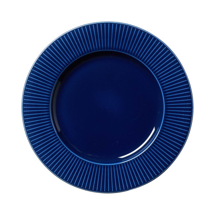 TALERZ Z KRÓTKIM RANTEM WILLOW AZURE GOURMET ø28,5 cm PORCELANA NIEBIESKA STEELITE 9115C1170