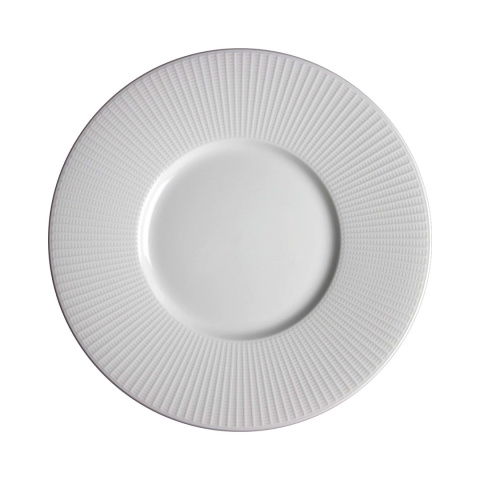 TALERZ ZE ŚREDNIM RANTEM WILLOW ø28,5 cm GOURMET STEELITE 9117C1171