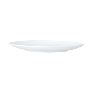 TALERZ COUPE CLASSIC WHITE 21 cm PORCELANA KREMOWA