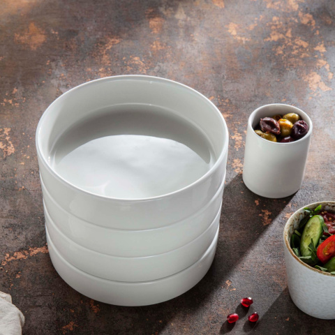 NACZYNIE SZTAPLOWANE NA PRZYSTAWKI TASTE 20,2 cm PORCELANA