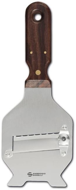 1721.000 mandolina do trufli z ostrzem falistym, rękojeśc z drewna różanego Ambrogio Sanelli