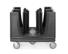 Wózek do transportu talerzy, AmerBox, czarny, 985x760x(H)900mm