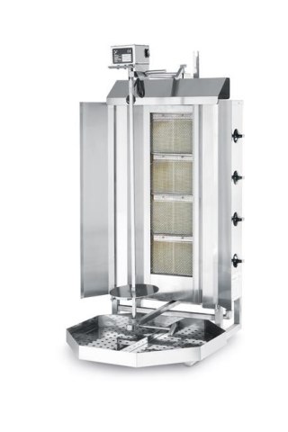 KEBAB GAZOWY PROFI LINE 12kW, 4 PALNIKI 470x550x1150 mm HENDI