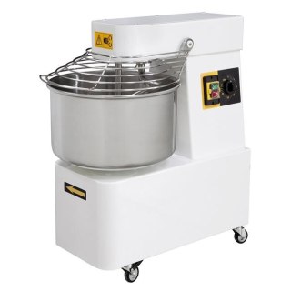 MIESIARKA SPIRALNA 22l 56 kg/h, ZE STAŁĄ DZIEŻĄ, 2 PRĘDKOŚCI 400V/1100W, 385x670x(H)725