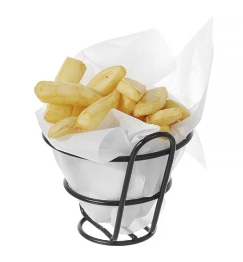 Biały papier do serwowania frytek i dań typu fast food Biały papier do serwowania frytek i dań typu fast food