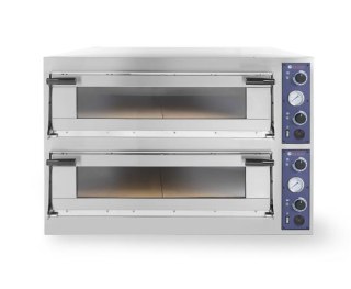 PIEC DO PIZZY TRAYS 44 GLASS 2-KOMOROWY 1100x964x745 mm PRISMAFOOD 227268