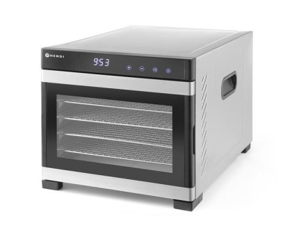 Suszarka do żywności 6 tac – do owoców, warzyw, grzybów i ziół – Hendi Profi Line 650W