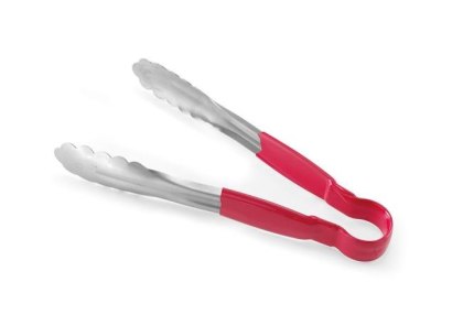 Szczypce do serwowania HACCP 300 mm czerwone Hendi – stal nierdzewna