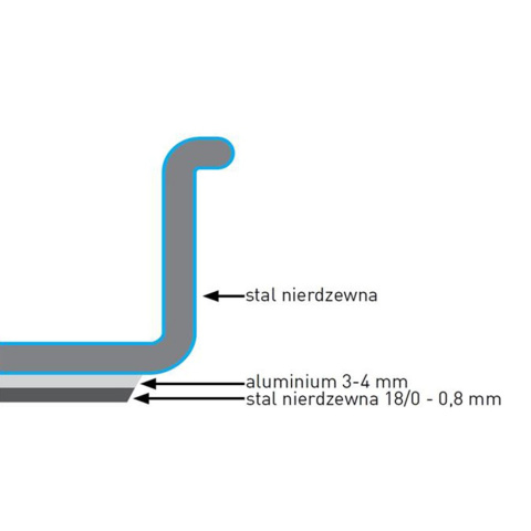 GARNEK ŚREDNI Z POKRYWKĄ BUDGET LINE 14 l ø300 x 200 mm HENDI, 832837