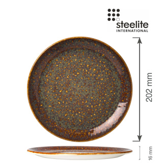 TALERZ COUPE VESUVIUS AMBER ø 20,2 cm, STEELITE 12020567