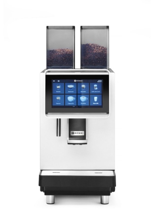 Ekspres automatyczny do kawy CoffeeMatic 4 L HENDI z 2 młynkami i ekranem 10″ - 209073