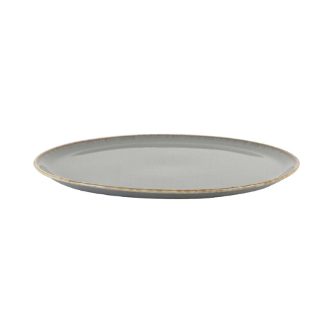 04ALM002446 TALERZ DO PIZZY STONE 28 cm SZARY PORCELANA PORLAND -2