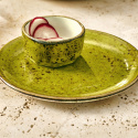 12110575 naczynie na dipy 57 ml zielone Craft Apple Steelite z porcelany -2