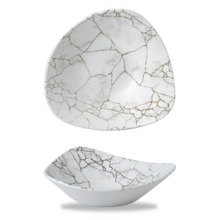 Miska trójkątna Studio Prints Kintsugi Agate Grey 185 mm