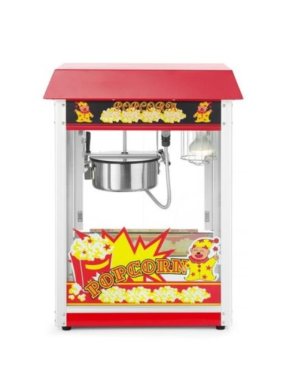 Maszyna do popcornu – Hendi czerwona 574x420x778 mm, 1500 W