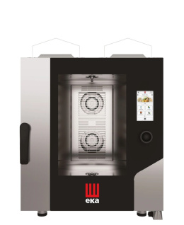 MKF711GTS Piec konwekcyjno-parowy Millennial Touch Screen Gastro z automatycznym systemem myjącym, 7× GN 1-1 – sterowany elektronicznie, gazowy, Tecnoeka