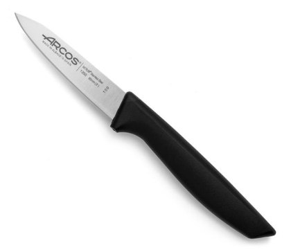 Nóż do obierania 200 mm – Arcos Niza czarny, ostrze 83 mm