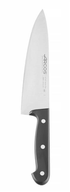 Nóż szefa kuchni, seria UNIVERSAL, Arcos, czarny, (L)314mm