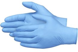 Rękawiczki nitrylowe niebieskie rozm. S, opak.100 szt.