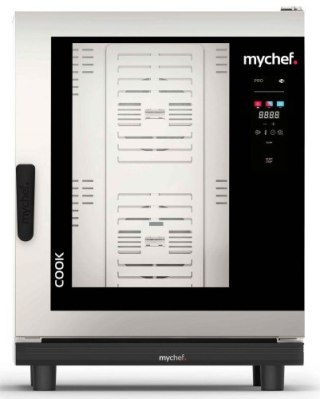 PIEC KONWEKCYJNO-PAROWY 10xGN 1/1 ELEKTRYCZNY Z SYSTEMEM MYJĄCYM 18,6 kW MYCHEF COOK PRO 101E