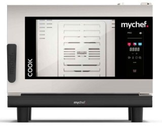 PIEC KONWEKCYJNO-PAROWY 4xGN1/1 ELEKTRYCZNY AUTOMATYCZNY SYSTEM MYJĄCY 6,3 kW 400 V MYCHEF COOK PRO 041E