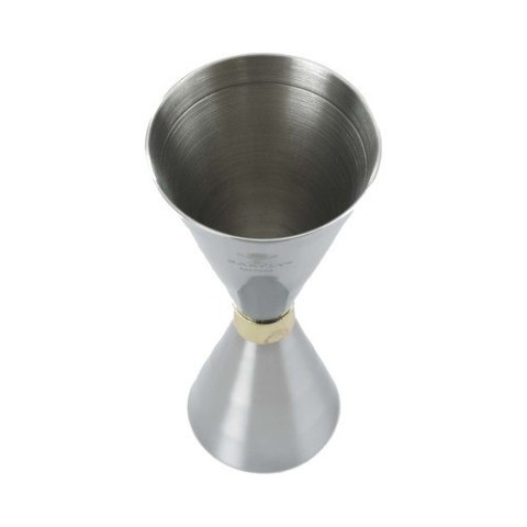 M37096 JIGGER MIARKA BARMAŃSKA SLIM STYLE 30/60 ml STAL NIERDZEWNA ZE ZŁOTĄ OBWÓDKĄ BARFLY-2