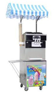 Maszyna do lodów włoskich | 2 smaki +mix | automat do lodów | pompa napowietrzająca | 2x13 l