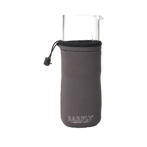 M37183 POKROWIEC NA SZKLANICE BARMAŃSKIE 500 - 550 ml SZARY BARFLY -5