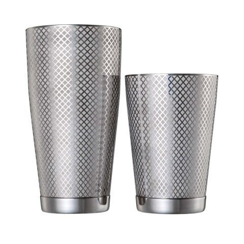 M37200 SHAKER TIN TIN 830/530 ml DIAMOND LATTICE STAL NIERDZEWNA BARFLY -4