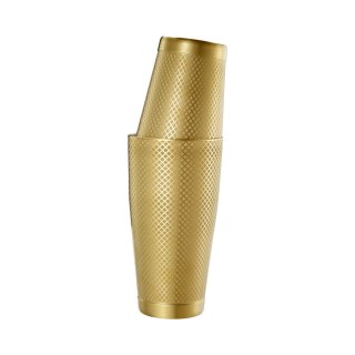 SHAKER TIN TIN 830/530 ml DIAMOND LATTICE KOLOR ZŁOTY BARFLY