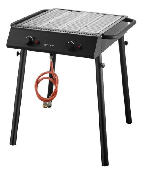 GRILL GAZOWY XANTOS BLACK 9,5kW 770x710x870 mm CZARNY HENDI