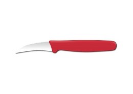Nóż do obierania z wygiętym ostrzem, HENDI, czerwony, (L)158mm