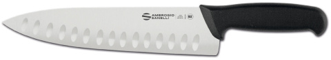 Ambrogio Sanelli Supra, nóż szefa kuchni, ze żłobieniami, 24 cm