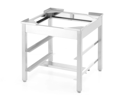 Podstawa pod zmywarkę do szkła 400x400 mm, z 2 prowadnicami na kosze 470x500x500 mm - Hendi 222980