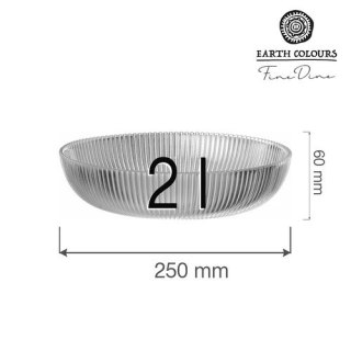 MISKA AURA SZKLANA 2L 250mm FINE DINE