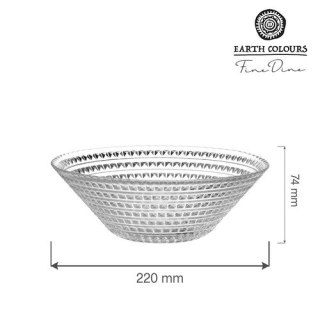 MISKA PREZENTACYJNA SZKLANA VIBE 220 mm FINE DINE