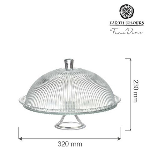 788745 PATERA SZKLANA Z KLOSZEM AURA 320 x 230 mm FINE DINE -4