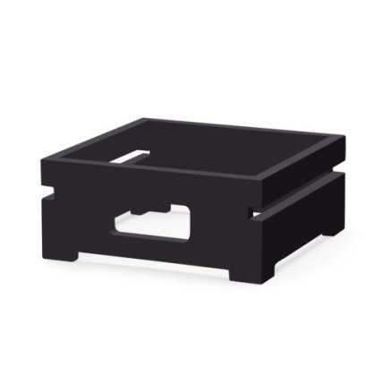 Obudowa bufetowej płyty indukcyjnej Madeira Black dębowa czarna Fine Dine 709740