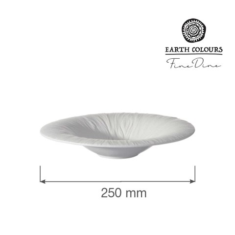 788530 TALERZ DO PASTY MAKARONU FIORD 250 mm BIAŁY FINE DINE -3