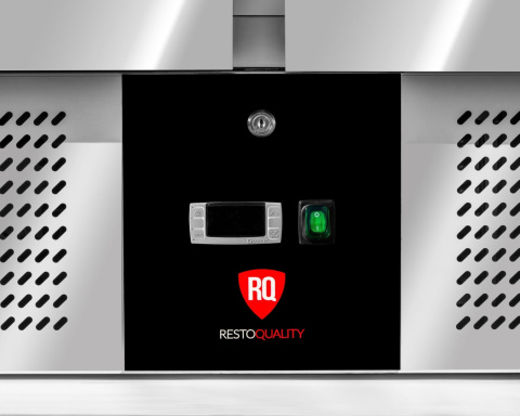 RQPS900 STÓŁ CHŁODNICZY 2-DRZWIOWY DO PIZZY Z BLATEM GRANITOWYM 900x700x1090 mm RESTO QUALITY-2