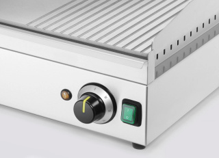 GRILL PŁYTA GRILLOWA KITCHEN LINE 2/3 GŁADKA 1/3 RYFLOWANA 3500W 697x474x241 mm HENDI