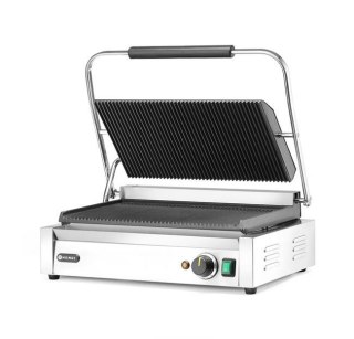 GRILL ELEKTRYCZNY KONTAKTOWY PANINI XL PŁYTY RYFLOWANE HENDI 2700 W
