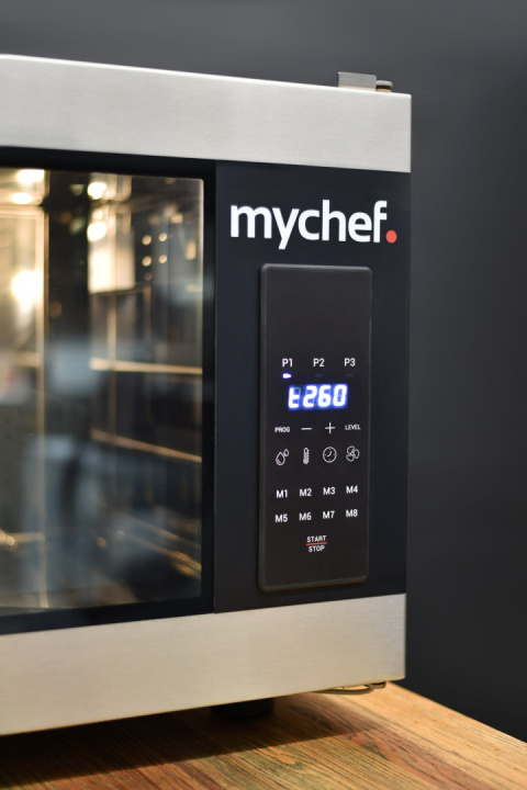 BAKERSHOP AIR-S 4E PIEC KONWEKCYJNO-PAROWY 4x600x400 mm PIEKARNICZO-CUKIERNICZY Z NAPAROWANIEM 6,3kW 400 V MYCHEF3