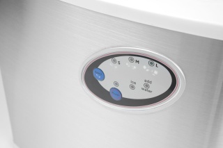 Kostkarka do lodu 12 kg/dzień nablatowa – Arktic, stal nierdzewna, 120W, 320x400x575 mm