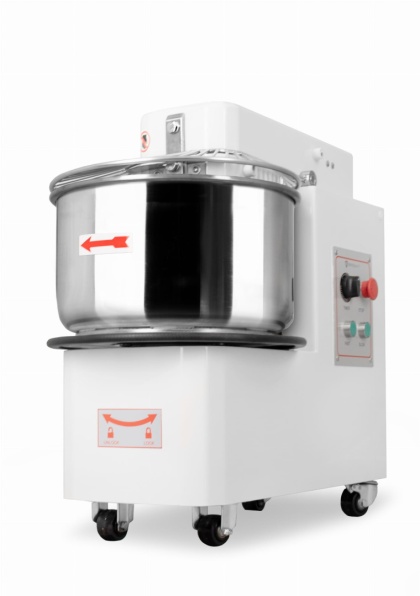 Miesiarka spiralna do ciasta 40L Resto Quality RQBT40 2V, 400V, 2,2kW – stały hak i dzieża